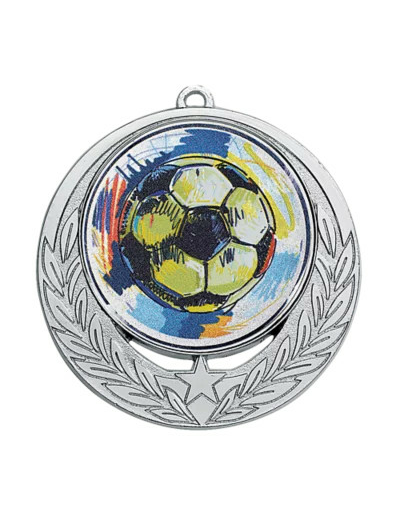 Medaille zamak diam70mm argent