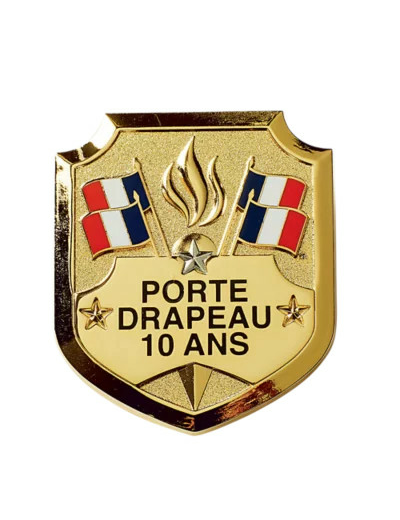 Ins porte-drap 10 ans dim 2x1,5cm