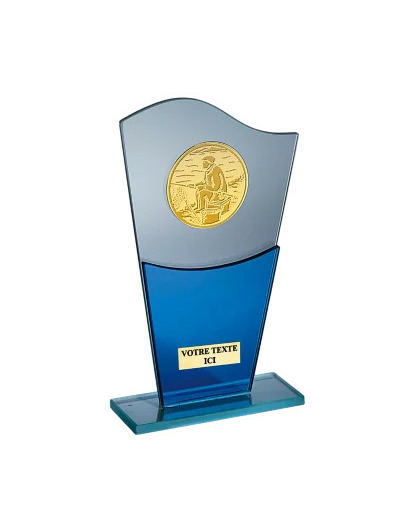 Trophee verre h.19cm