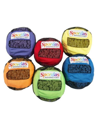 Lot de 6 balles flexibles 13cm