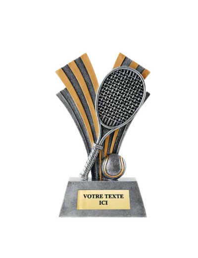 Trophee resine tennis h. 22 cm