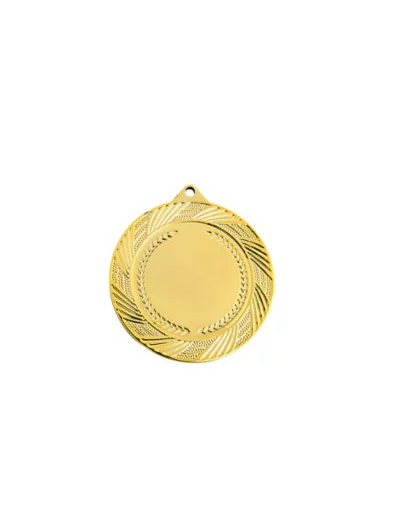 Medaille porte-centre or diametre 7