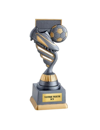 Trophee plastique football h 18 cm