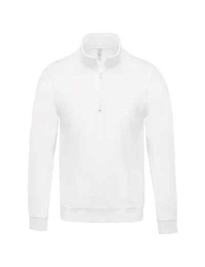 Sweat col zippe