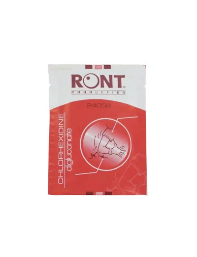 Lot de 10 serviettes chlorhexidine