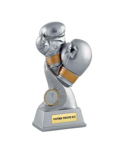 Trophee resine boxe h. 20 cm