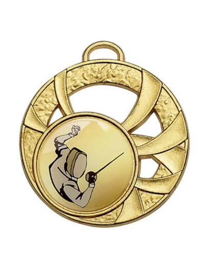 Medaille zamak 45mm or