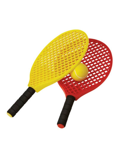 Lot de 2 raquettes + 1 balle mini tennis