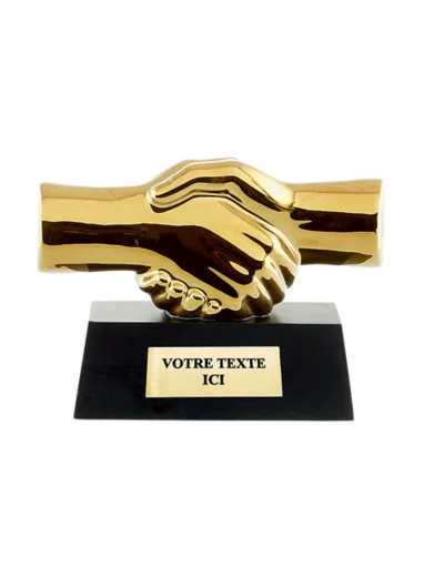 Trophee ceramique fair play 18x14cm