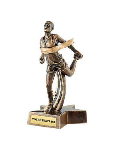 Trophee resine course homme h. 22 cm