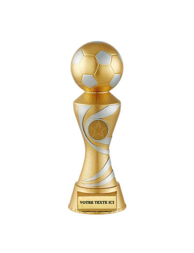 Trophee resine trophee ballon h.23 cm