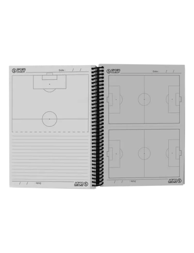Carnet coach football a spirales a5