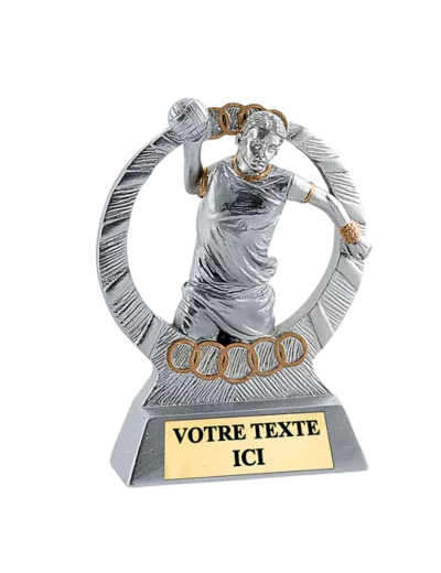 Trophee resine eco handball h.11 cm