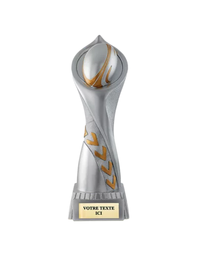 Trophee resine trophee rugby h.35 cm