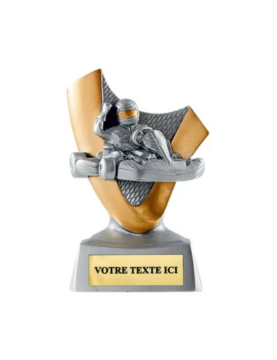 Resine karting h.14 cm