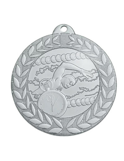 Medaille frappee fer natation 50mm