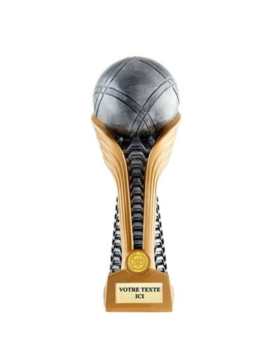 Trophee resine petanque h.33 cm