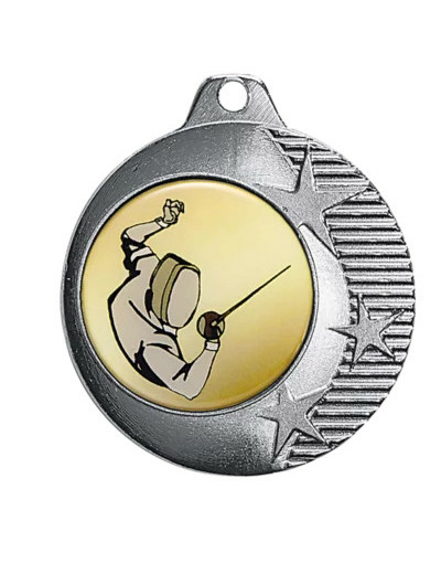 Medaille fer 40mm argent