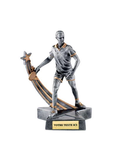 Trophee resine tdt homme h. 21 cm