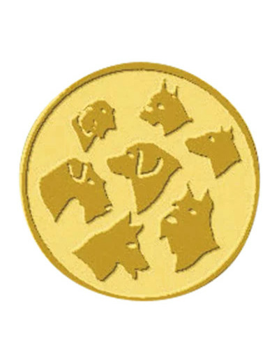 Pb 23 tetes de chiens alu 25mm