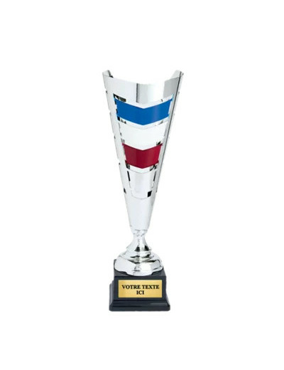 Coupe prestige argent/bleu/blanc/ro