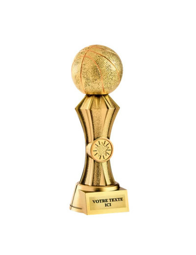 Trophee resine discipline or basket
