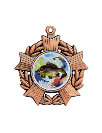 Med porte-centre zamak bronze 50mm