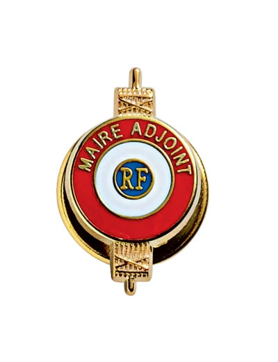 Insigne boutonnière-maire adjoint