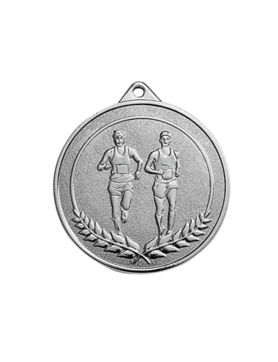 Medaille frappee argent running 50mm