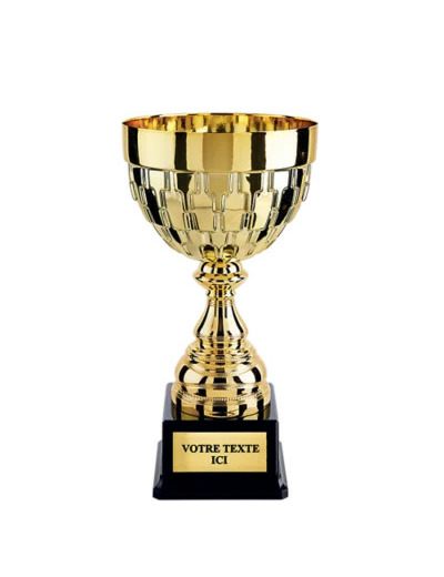 Coupe classique or h 30 cm d 160 mm