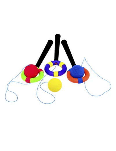 Lot de 3 bilboquets mousse