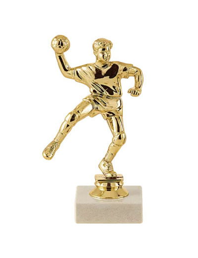 Trop sujet plas or handball h 16cm