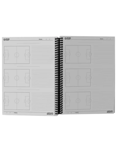 Carnet coach football a spirales a4
