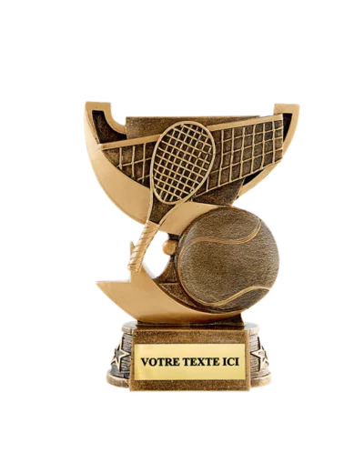 Trophee resine tennis h. 13 cm