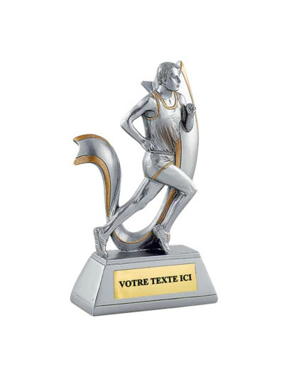 Trophee resine course homme h. 15 cm