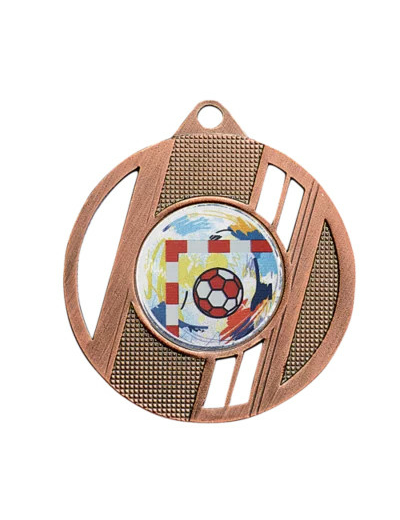 Medaille fer a trou diam50mm bronze