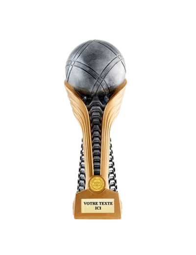 Trophee resine petanque h.33 cm