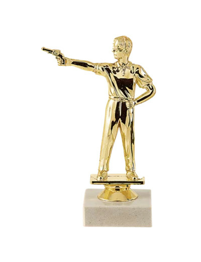 Trop suj plas or tir pistolet h17cm