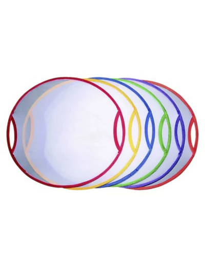 Lot de 6 raquettes-assiette