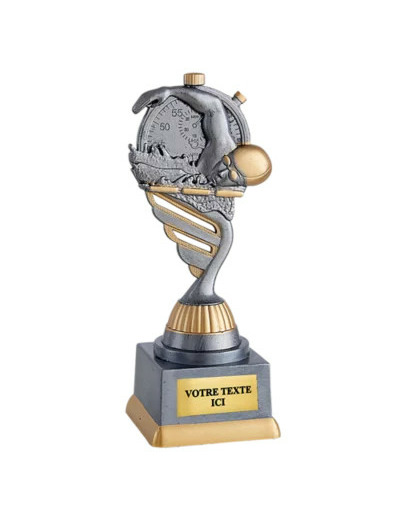 Trophee plastique natation h 18 cm