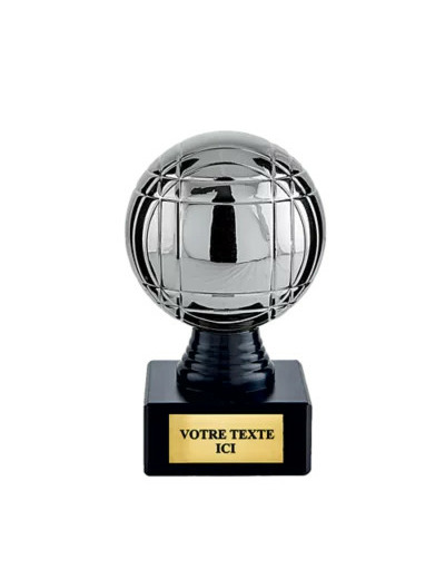 Trophee plastique petanque h 13 cm