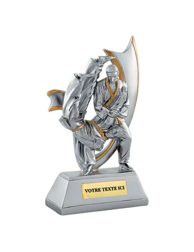 Trophee resine judo h. 20 cm