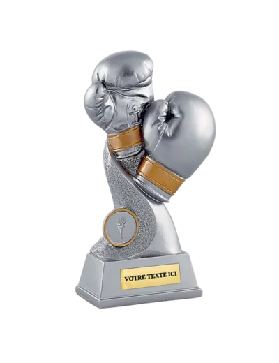 Trophee resine boxe h. 20 cm