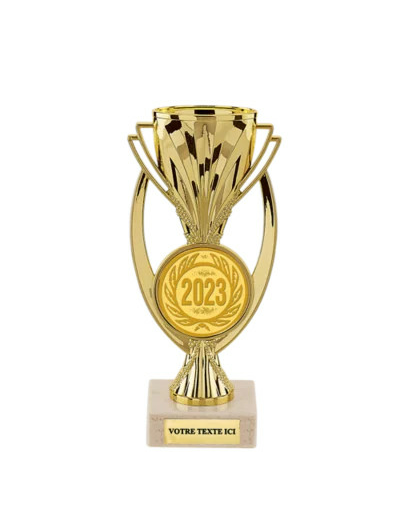 Trophee plastique or h.17cm