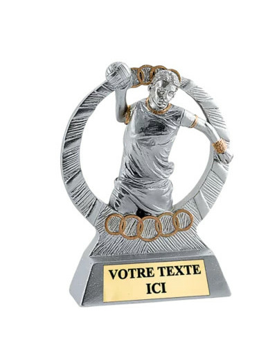 Trophee resine eco handball h.11 cm