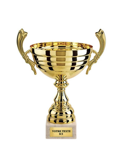 Coupe classique or h 28 cm d 160 mm
