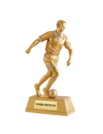 Trophee resine joueur foot h.36cm