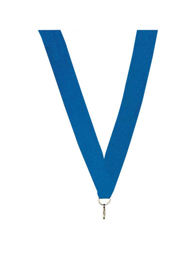 Ruban bleu large 80x2.2cm