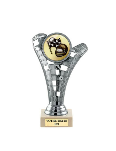 Trophee plastique argt h.17cm