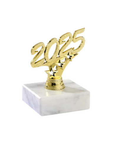 Trophee sujet plastique or 2025 hau